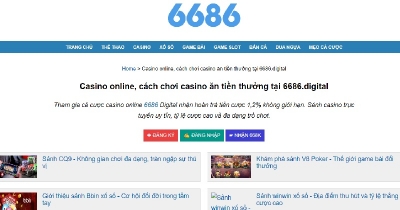 6686 Digital - Hiện đại, uy tín đi đầu trong ngành cá cược