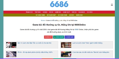 6686 VN Online - Nhà cái cá độ tổng hợp các trò chơi hay